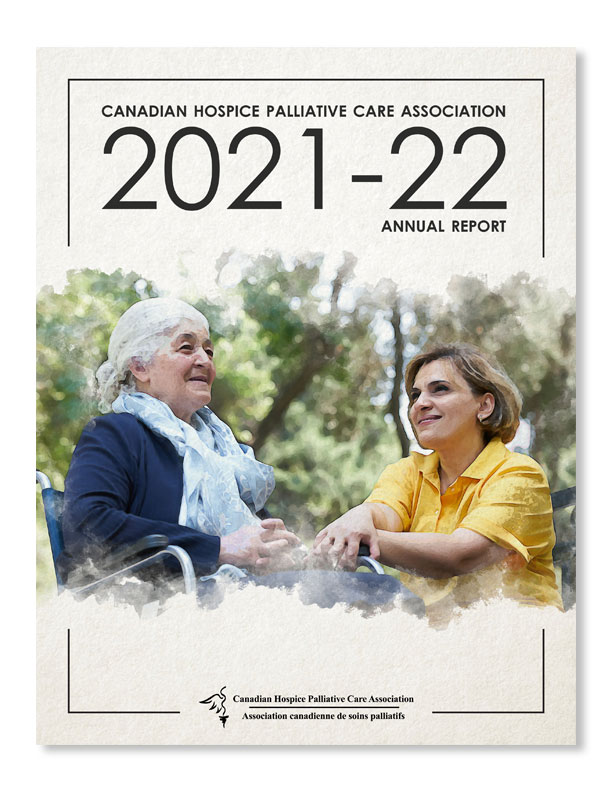 The front cover of the CHPCA 2021-2022 Annual report.