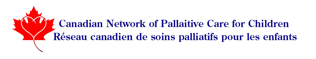 The bilingual Canadian Network of Palliative Care for Children logo.